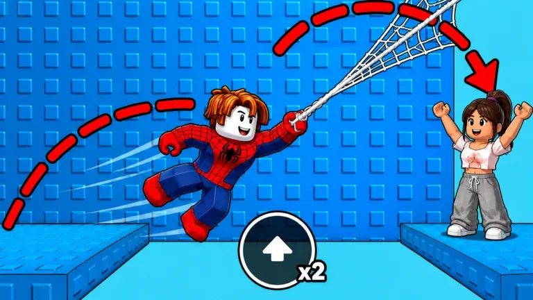 Web Swing Escape — a swing-simulator Roblox game world